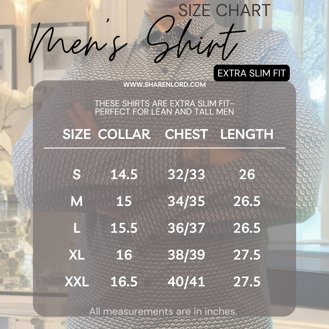 Men’s sea shell design shirt