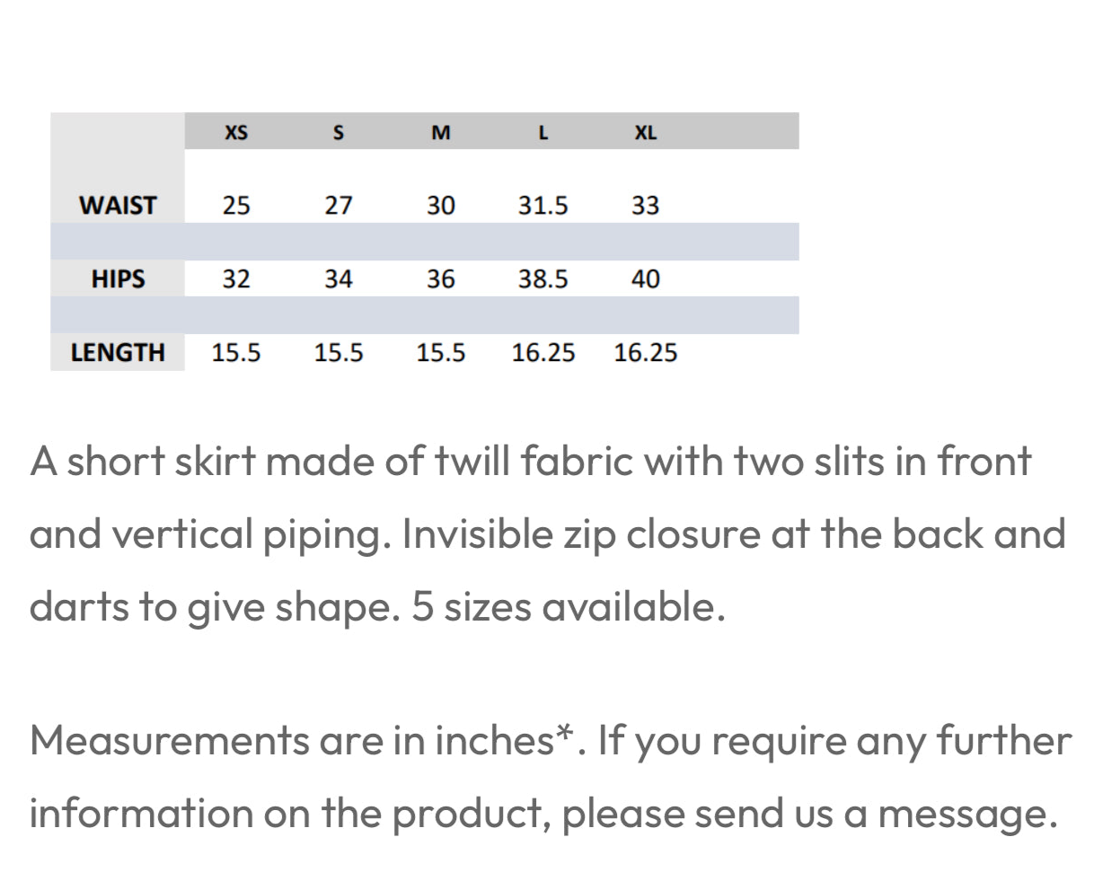 Leah Skirt
