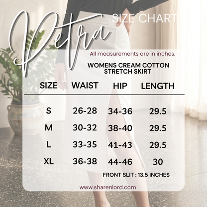 Petra Skirt - cream